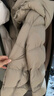 JNBY/江南布衣【白月光】秋冬云朵羽绒服女A型宽松简约5O0C12340 269/绿卡其 M 实拍图