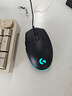 罗技（G）G102第二代游戏鼠标 RGB流光灯效鼠标 轻量化  游戏级8000DPI传感器 黑色 200-8000DPI 实拍图