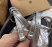 CHARLES&KEITH迷你菱格流浪包单肩斜挎双肩包包女包生日礼物CK2-60782390 Silver银色 S 实拍图