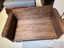 帅智家具黑胡桃木沙发客厅家具123组合大户型原木风油蜡皮简约全实木沙发 1+2+3+茶几1.4/1.6可选 实拍图