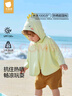 贝肽斯儿童防晒衣夏装男童女童宝宝冰丝披肩婴儿防晒斗篷 洛迪恐龙 【UPF150+高倍防晒】 120 实拍图