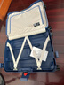 新秀丽（Samsonite）欧洲进口时尚纯色卡扣拉杆箱男女旅行行李箱10U 深蓝色20英寸 现货速达 实拍图