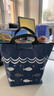 保温袋带饭牛津布饭盒袋加厚保温袋便当包手提包学生防水便当袋饭盒包手提袋 藏蓝 实拍图