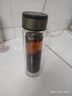 【京东物流配送】高硼硅双层玻璃杯大容量泡茶杯水杯子茶水分离杯 【双层加厚】茶杯350ml1只 实拍图