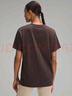 lululemon丨All Yours 女士 T 恤 *棉 LW3ES5S 短袖 浓缩咖啡色 XS /4 实拍图