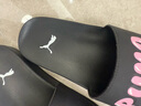 彪马（PUMA）轻盈透气拖鞋一字拖男女夏季休闲凉鞋LEADCAT2.0 387234 黑色-浅粉红-白-02 37 实拍图