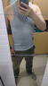 宜而爽【100%纯棉】背心男士罗纹修身打底衫2件装 实拍图