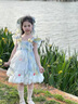 G.DUCKKIDS女童夏季洛丽塔花仙子裙子宝宝公主裙超萌网纱裙生日礼服蓬蓬裙潮 裙子+拖尾＋头饰＋袜子 130 尺码7~8岁【120-130cm】 实拍图