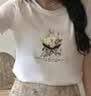 纳琳雅碎花连衣裙女2026新款夏季女装衣服A字雪纺半身裙子显瘦t恤两件套 图片上衣+裙子【两件套】 M 【85-100斤】 实拍图