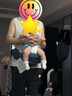 ergobaby美国二狗腰凳婴儿背带坐垫式抱娃神器减震护腰透气四季通用午夜蓝 实拍图