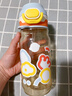 babycare儿童水杯吸管杯双饮二合一户外运动水壶上学大容量PPSU-满杯600ml 实拍图