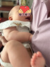 童泰（TONGTAI）婴儿肚兜夏季衣服肚围护肚脐防着凉2件装TS41Y325-DS绿色73cm 实拍图