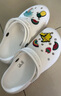 CROCS卡骆驰厚底云朵洞洞鞋时尚百搭户外沙滩鞋女鞋|206750 骨白色-2Y2(含智必星) 40 (260mm) 实拍图