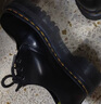 马丁（DR.MARTENS）1461 Quad夏季松糕通勤光面皮黑色厚底皮鞋单鞋 黑色 37 实拍图