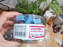 得力（deli）【超级爆款】60只15mm彩色长尾夹票夹 6#小号金属燕尾夹票据文件夹办公 60只/筒 8556ES 实拍图