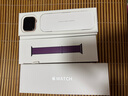 Apple Watch Series 10 智能手表46毫米玫瑰金色铝金属表壳梅子色回环式表带【GPS】 实拍图