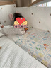 良良（liangliang）婴儿凉席抗菌儿童苎麻软凉席夏季宝宝床垫加大凉席幼儿园午睡凉席 【防螨抑菌】苎麻款-童话镇 120*65cm 实拍图
