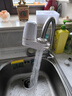 美的（Midea）净水器水龙头过滤器家用自来水过滤器净水器直饮厨房卫生间通用除余氯除水垢双出水可清洗滤芯 微气泡一机2芯【12级去除农残】 实拍图