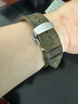 美定适用苹果手表表带纯手工真皮applewatch s11/10X表带Ultra3/2iwatch9/8s7/6se进口植鞣皮高级皮质 可升级蝴蝶扣，联系客服备注颜色 iwatch 7/8/9代【45 实拍图