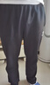 KELME /卡尔美春秋运动长裤男休闲纯色直筒针织卫裤跑步训练运动裤 黑色【印花LOGO】 XL 180 实拍图