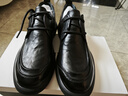 百丽时尚通勤商务皮鞋男新款真皮舒适休闲皮鞋A1084BM3 黑色-常规款 41 (255mm) 实拍图