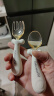 COOKSS婴儿勺子宝宝学吃饭弯弯训练勺叉子自主进食PPSU辅食勺餐具收纳盒 实拍图
