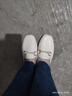 断码清仓品牌包头半拖鞋女外穿2023年春夏新款粗跟凉拖懒人拖鞋 米白色 37 实拍图