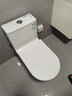 九牧（JOMOO） 11322-2-2/31KA-1抗菌一级水效大冲力马桶虹吸式加坐便器305坑距 实拍图