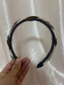 东义严选发箍女高级感外出头饰高颅顶头箍宽版珍珠学生洗脸发卡带齿防滑落 实拍图