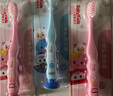 舒客儿童牙刷软毛1-2-3-5-6-8-10-12岁以上宝宝小孩牙刷牙膏套装 3支粉色 实拍图