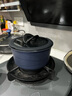 特福（Tefal）锅具套装百变锅铸铝可拆卸煎炒锅六件套午夜郁金香蓝【带硅胶铲】 实拍图