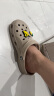 卡骆驰crocs洞洞鞋贝雅男鞋女鞋轻便耐磨一脚蹬拖鞋休闲鞋|10126 黑色-001 39 (240mm) 实拍图