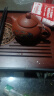 正扬 茶盘家用茶托盘排蓄两用长方形大小号茶台竹制功夫茶具茶道配件 中号/储排双用（胡桃色/龙腾盛世）—密胺/黑 实拍图