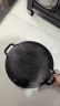 老艺人铸铁烤肉盘无涂层 卡式炉烤盘铁板烧煎锅煎饼锅牛排盘不易粘户外 实拍图