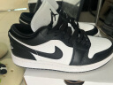 耐克NIKE 情人节礼物篮球鞋女 JORDAN1运动鞋 DC0774-101白黑37.5 实拍图
