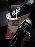 匡威（Converse）男鞋女鞋 ALL STAR系列经典帆布鞋休闲情侣休闲鞋学生板鞋 【常青黑高】侧边加厚橡胶 101010 42 实拍图