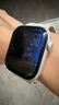 Apple/苹果 Watch Series 10 智能手表GPS款42毫米银色铝金属表壳丹宁色运动型表带S/M MX1J3CH/B 实拍图