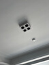 雷士（NVC）LED明装射灯无主灯方形斗胆灯全光谱护眼格栅灯过廊吸顶聚光 40瓦白+黑-暖黄光-4头格栅射灯 实拍图