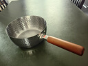 京东京造雪平锅 锤纹不锈钢不粘小奶锅 煮面汤锅宝宝辅食锅 炉灶通用20cm 实拍图