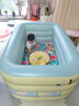 KOOCOOL儿童游泳池家用宝宝洗澡盆加厚水池婴儿小孩家庭可充气浴缸戏水池 1.3米4环升级款 | 【标准套餐】 实拍图