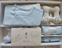 babycare新生儿见面礼盒衣服婴儿礼物周岁初生宝宝用品大全 海盐蓝 73cm  实拍图