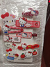 可爱苹果红格子kitty系列发夹少女亚克力鸭嘴夹侧边边夹发卡发饰 云朵Kitty猫-10件套 实拍图