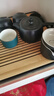 京东京造茶具整套 套装功夫茶盘茶台茶壶【黑陶小雅】 12件套家用茶具 实拍图