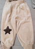 迷你巴拉【蹦蹦裤】男童女童秋冬长裤保暖毛绒裤子 浅卡其50311 100 实拍图
