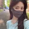 小野和子护眼角防晒面罩夏季女腮红立体口罩防紫外线尘冰丝透气 实拍图