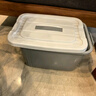 京东物流 收纳箱家用衣服超大容量玩具储物箱塑料书本零食整理箱 松花绿云朵灰日落黄颜色随机好看 超大号带轮【长45*宽32*高25cm】 实拍图