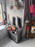 拜格不锈钢水果刀家用切水果多功能瓜果刀厨师专用小刀防锈刀具 全钢三件套+菜板【送两款刀套】 实拍图