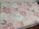 博洋家纺全棉床单印花被单纯棉床罩单件套 花语粉160*230cm 实拍图