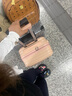 贝初众行李箱次日达小型可登机箱大容量拉杆旅行密码皮箱子高颜值 茱萸粉【升级多功能】加厚款 22英寸 【短途旅行】闪电发货 实拍图