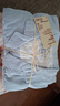 无印良品（MUJI） 女式 无侧缝双层纱织睡衣女士家居服春秋纯棉条纹格纹长袖 女款 浅蓝色条纹 M (上装160/84A下装160/66A) 实拍图